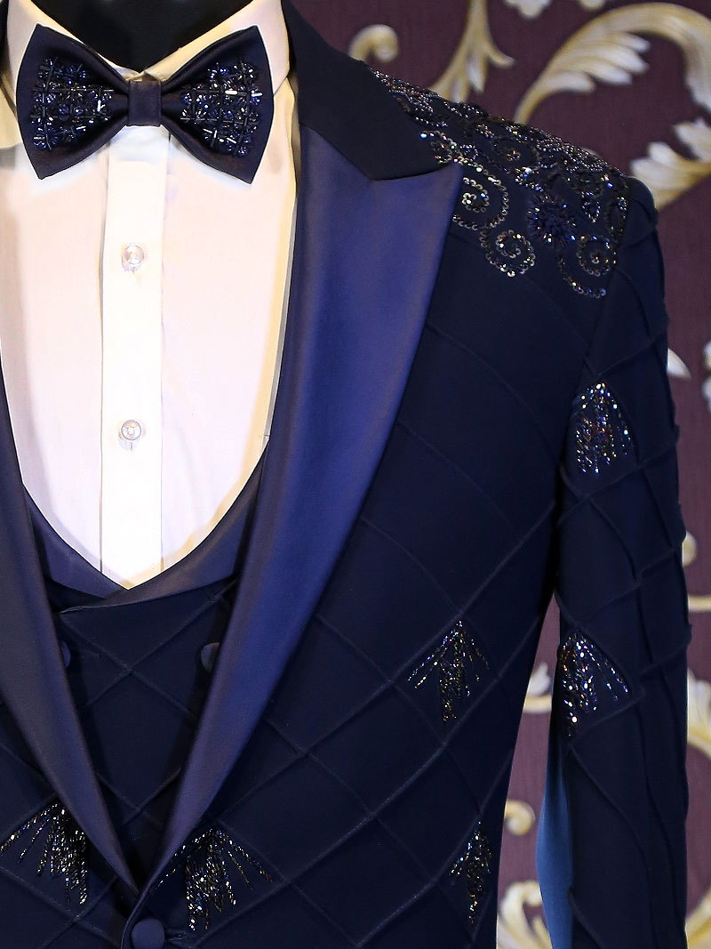 MBR-PWS-001-2 Pintex Designer Blue Suit