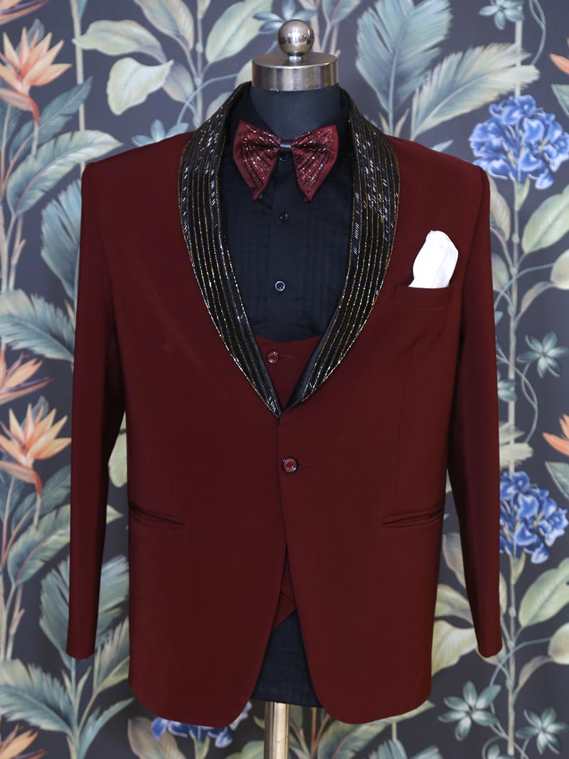 MBR-PWS-024-1 Dark Rust 5 Piece Suit