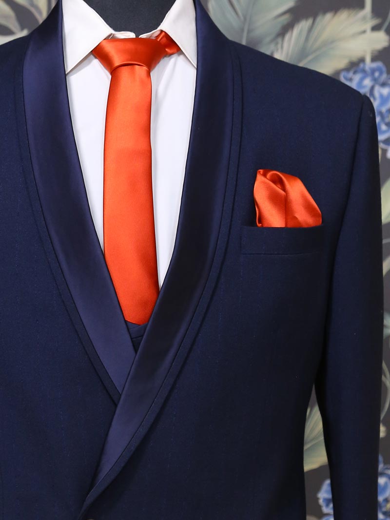 MBR-PWS-040-2 Blue Double Breasted Suit