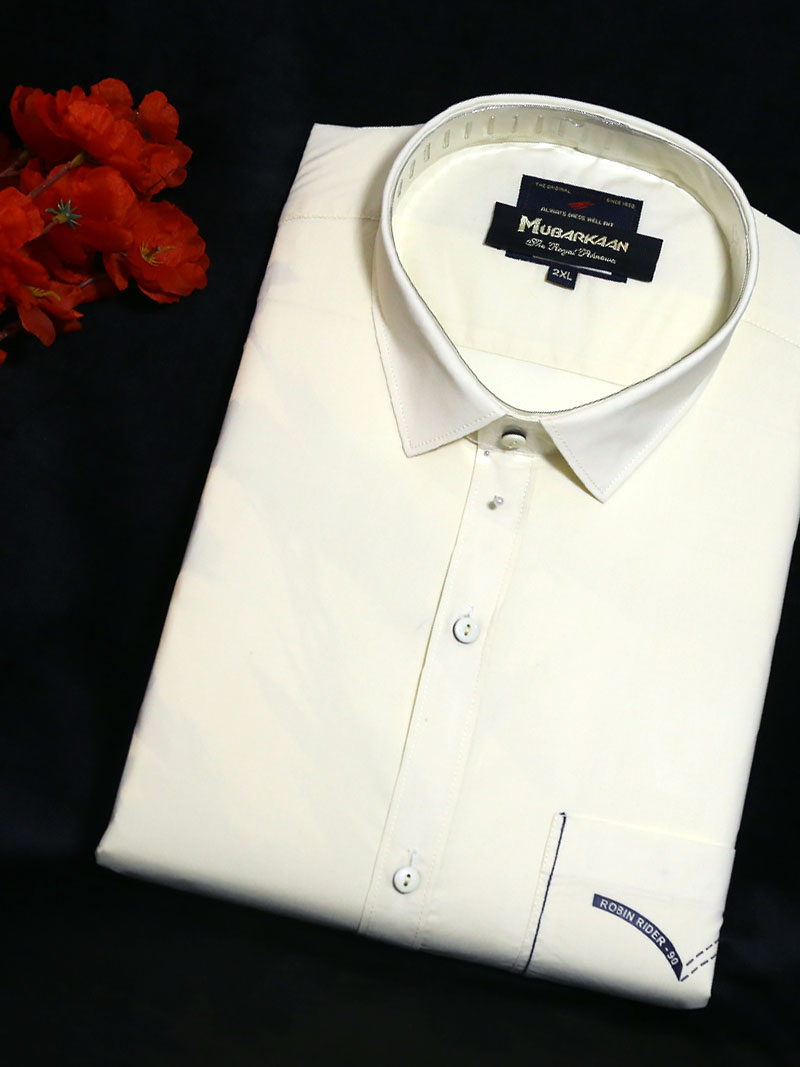 MBR-SHRT-007-2 Elegant Cream Shirt