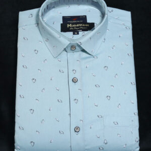 Blue Printed Shirt