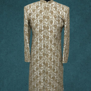 Woven Satin Silk Sherwani