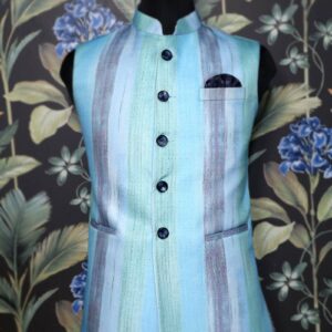 Sky Blue Nehru Jacket