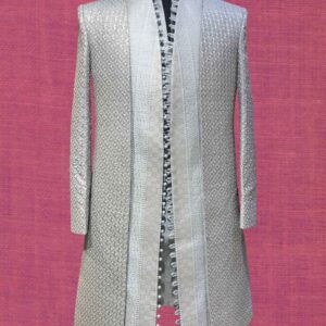 Grey Thread Work Indo Western